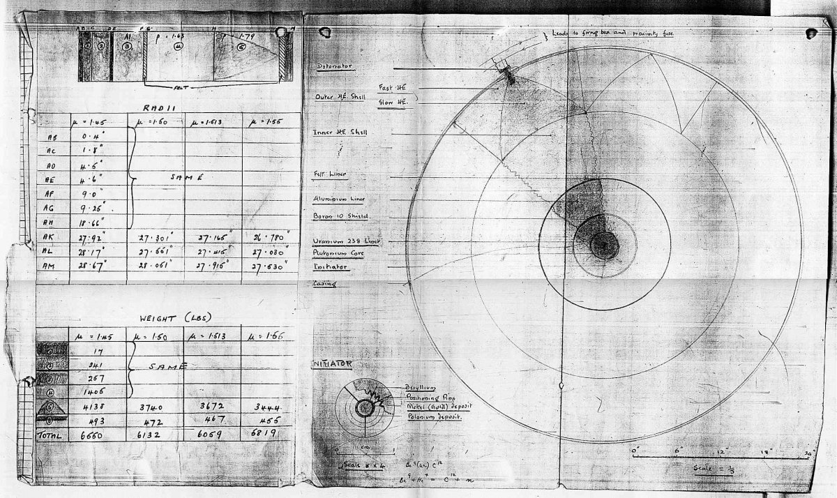 Ядерная бомба чертежи