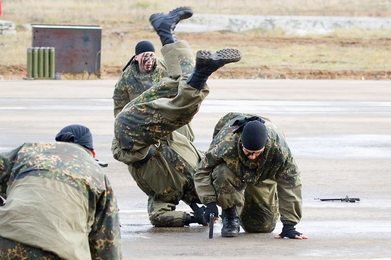 Рукопашный бой военнослужащих